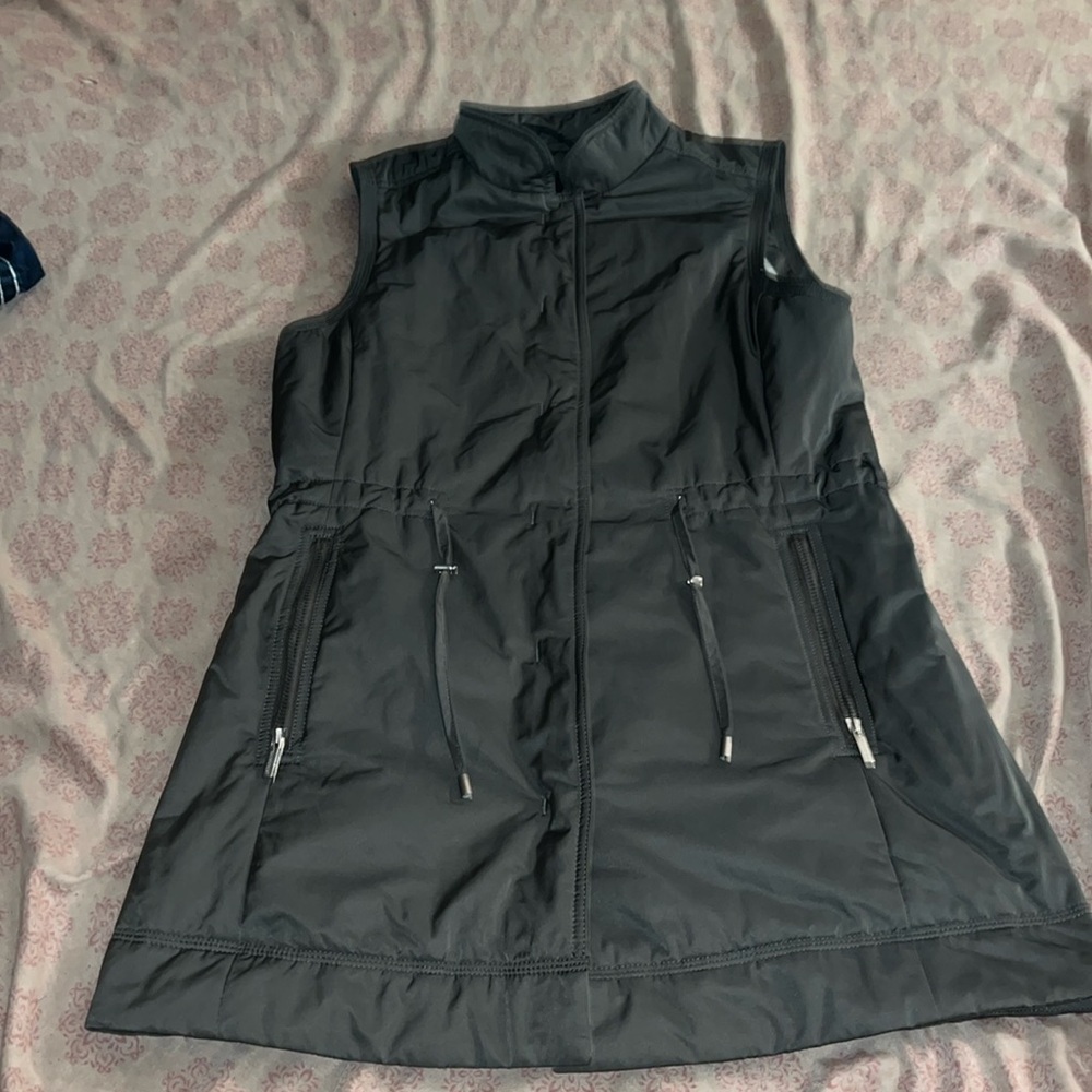 Dark green vest
